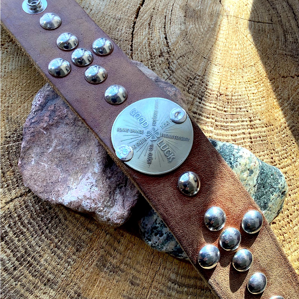 Leather Cuff , Luck Theme